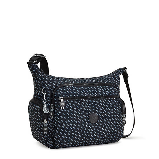 Torba Crossbody Kipling Gabbie Printed Czarne | PL 2054BE